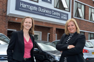 Susan Clark of LCF Law and Debi Ferriday of Impression Recruitment Harrogate