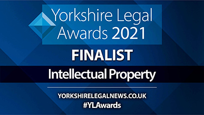 Yorkshire Legal Awards 2021 | Finalist | Intellectual Property | LCF Law