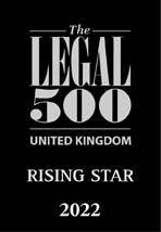 LCF Law Solicitors | Roger Raper | Rising Star | Legal 500 2022