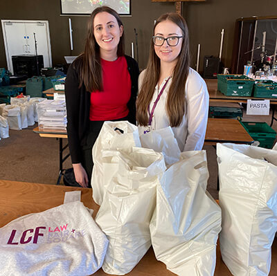 LCF Law | Bradford Central Foodbank collection 2021