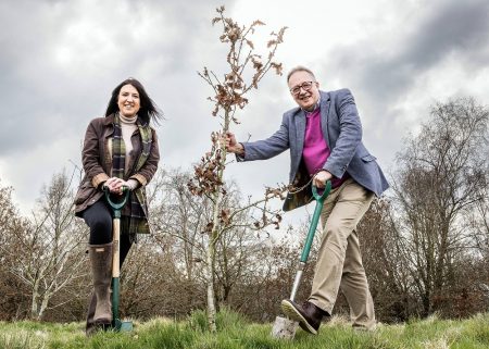 Hana Gwyn and Neil Shaw | LCF Law tree planting mission