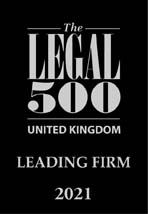 LCF | Legal 500 | Leading Firm 2021